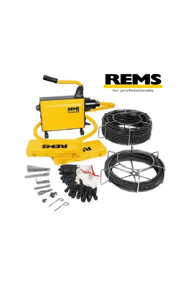REMS ΑΠΟΦΡΑΚΤΙΚΟ ΜΗΧΑΝΗΜΑ ΓΙΑ ΣΩΛΗΝΕΣ 20-150mm COBRA 22 SET 16mm & 22mm 172012 R220