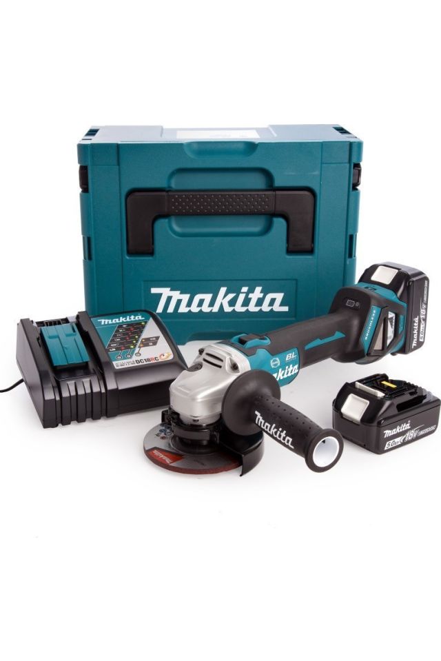 MAKITA ΓΩΝΙΑΚΟΣ ΤΡΟΧΟΣ ΡΥΘΜΙΖΟΜΕΝΟΣ 18V 125/115 mm BLDGA513RTJ