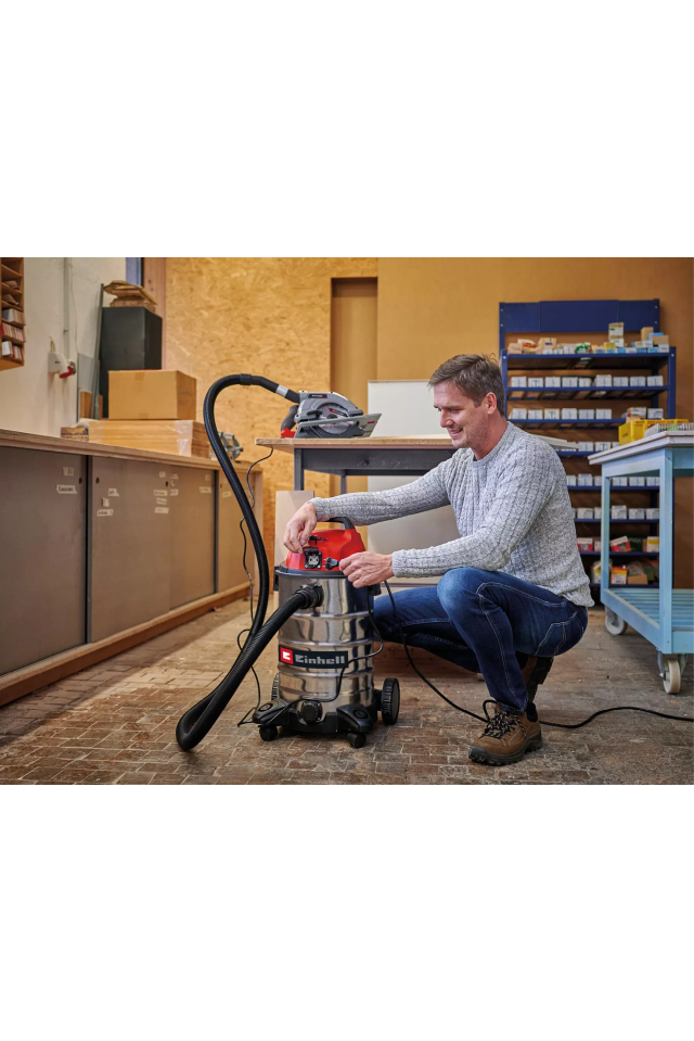 EINHELL ΗΛΕΚΤΡΙΚΗ ΣΚΟΥΠΑ ΑΠΟΡΡΟΦΗΣΗΣ ΣΤΕΡΕΩΝ ΚΑΙ ΥΓΡΩΝ TC-VC 3055 SA 2342250