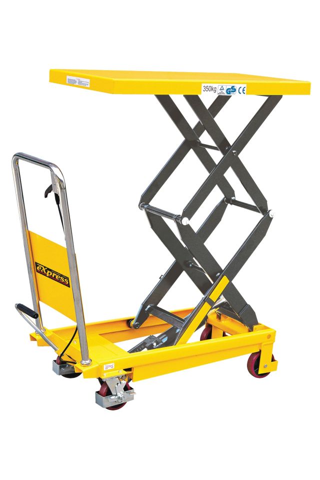 EXPRESS ΥΔΡΑΥΛΙΚΟΣ ΠΑΓΚΟΣ ΤΡΟΧΗΛΑΤΟΣ 350 kg ΜΕΓΙΣΤΗΣ ΑΝΥΨΩΣΗΣ 1300 mm 43124