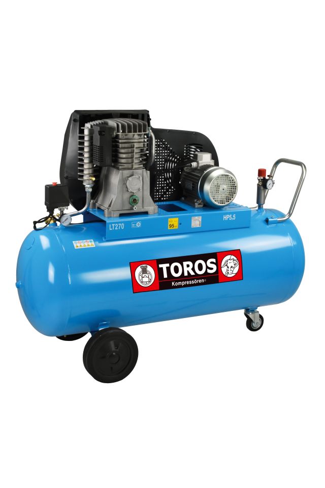 TOROS ΑΕΡΟΣΥΜΠΙΕΣΤΗΣ ΜΕ ΙΜΑΝΤΑ 270LIT/5,5HP 400V 602017