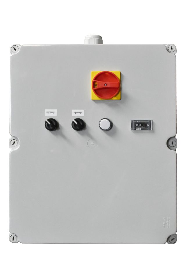 TOROS ΑΕΡΟΣΥΜΠΙΕΣΤΗΣ ME 2 ΚΕΦΑΛΕΣ ΜΕ ΙΜΑΝΤΑ 900LIT/15HP-(7,5+7,5)HP ΜΕ ΠΙΝΑΚΑ Υ/Δ 602074