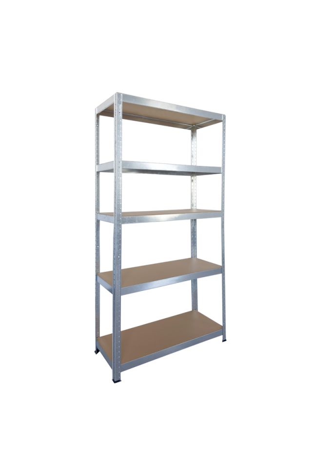 UNIMAC ΡΑΦΙΕΡΑ ΜΕΤΑΛΛΙΚΗ 75x30x172 ΓΑΛΒ. 75kg 5 ΡΑΦΙΑ MDF 610417