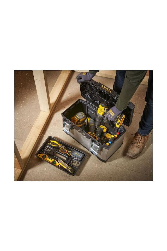 STANLEY FATMAX® ΓΚΡΙ ΜΕΤΑΛΛΙΚΗ-ΠΛΑΣΤΙΚΗ ΕΡΓΑΛΕΙΟΘΗΚΗ 1-95-615