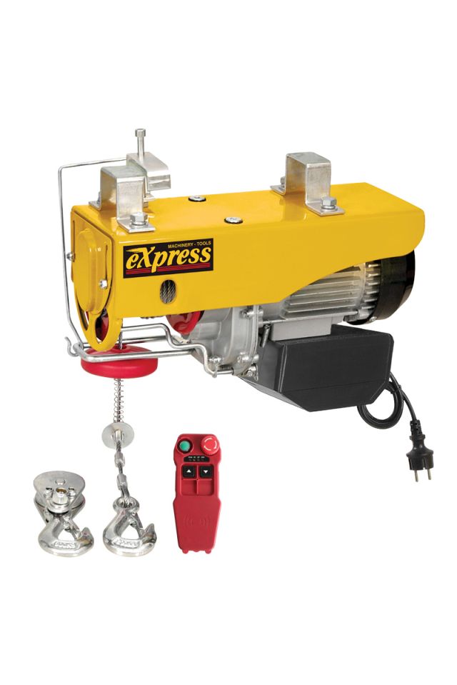 EXPRESS ΗΛΕΚΤΡ.ΠΑΛΑΓΚΟ ΣΥΡΜ/ΝΟΥ 300/600 kg 18m ΜΕ ΑΣΥΡΜ.ΧΕΙΡΙΣΤΗΡΙΟ 630099