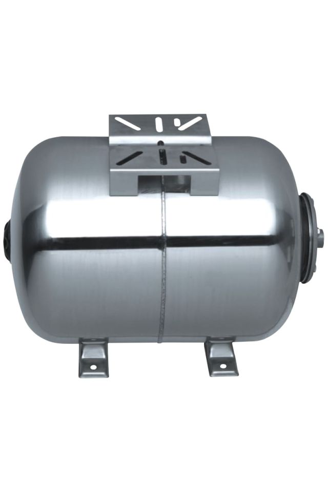 KRAFT ΔΟΧΕΙΟ ΟΡΙΖΟΝΤΙΟ 24L INOX - 8 BAR - 1'' 63633
