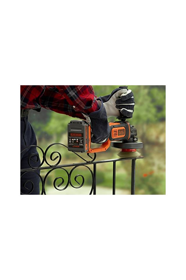 BLACK AND DECKER ΓΩΝΙΑΚΟΣ ΤΡΟΧΟΣ 18V 4.0 AH LI-ION BCG720M1-QW