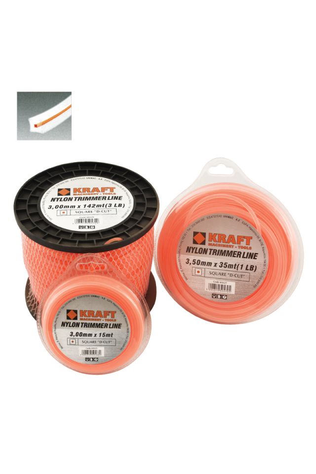 KRAFT ΜΕΣΙΝΕΖΑ - ΝΗΜΑ ΚΟΠΗΣ ΤΕΤΡΑΓΩΝΟ ΕΝΙΣΧΥΜΕΝΟΥ ΠΥΡΗΝΑ SQUARE 