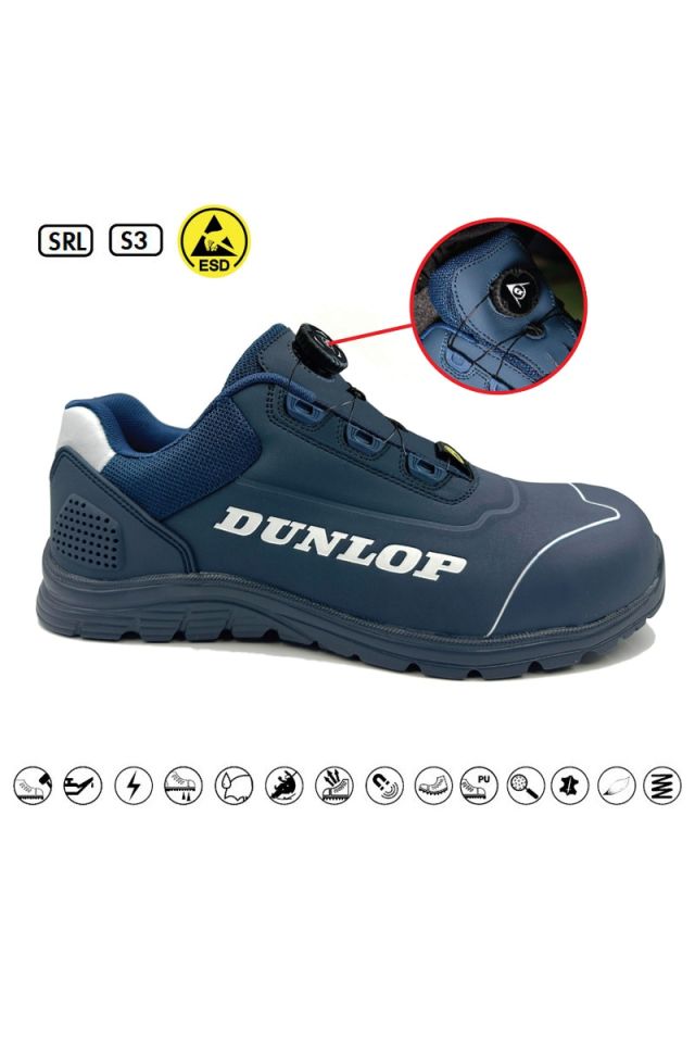 DUNLOP ΠΑΠΟΥΤΣΙΑ MATT ΜΠΛΕ NAVY S3
