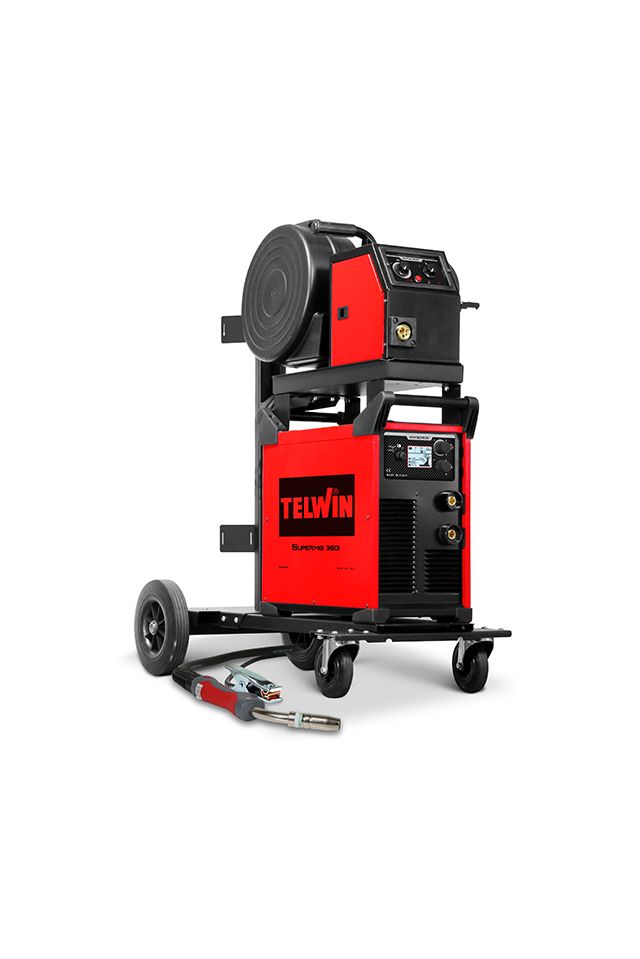 TELWIN ΗΛΕΚΤΡΟΣΥΓΚΟΛΛΗΣΗ INVERTER ΣΥΡΜΑΤΟΣ TELWIN SUPERMIG 350i PACK + TROLLEY 816903
