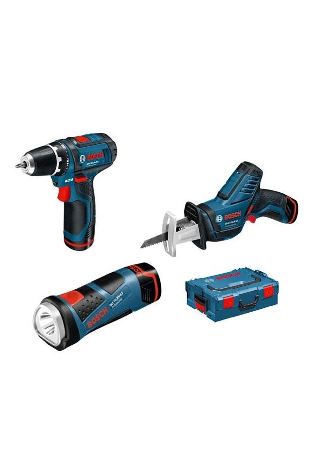BOSCH ΣΕΤ GSR 10,8 V-LI-2+ GSR 10,8 V-LI-2 + GLI 10,8 V-LI (2X1,3AH) 0615990CW0