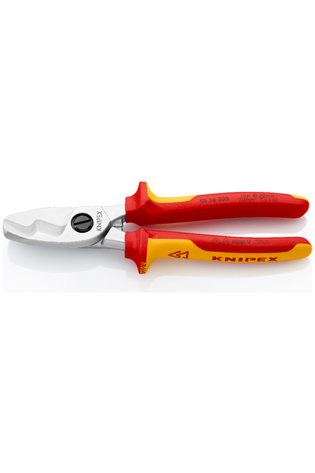 KNIPEX ΨΑΛΙΔΙ ΚΑΛΩΔΙΩΝ ΜΕ ΔΥΟ ΚΟΠΤΙΚΕΣ ΑΚΜΕΣ 9516200