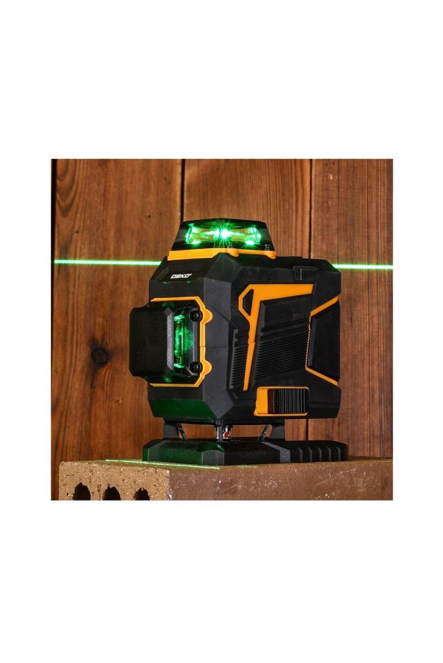 DEKO Αλφάδι Σταυρωτό Laser 360° 4D 16 Γραμμών DKLL16PS1