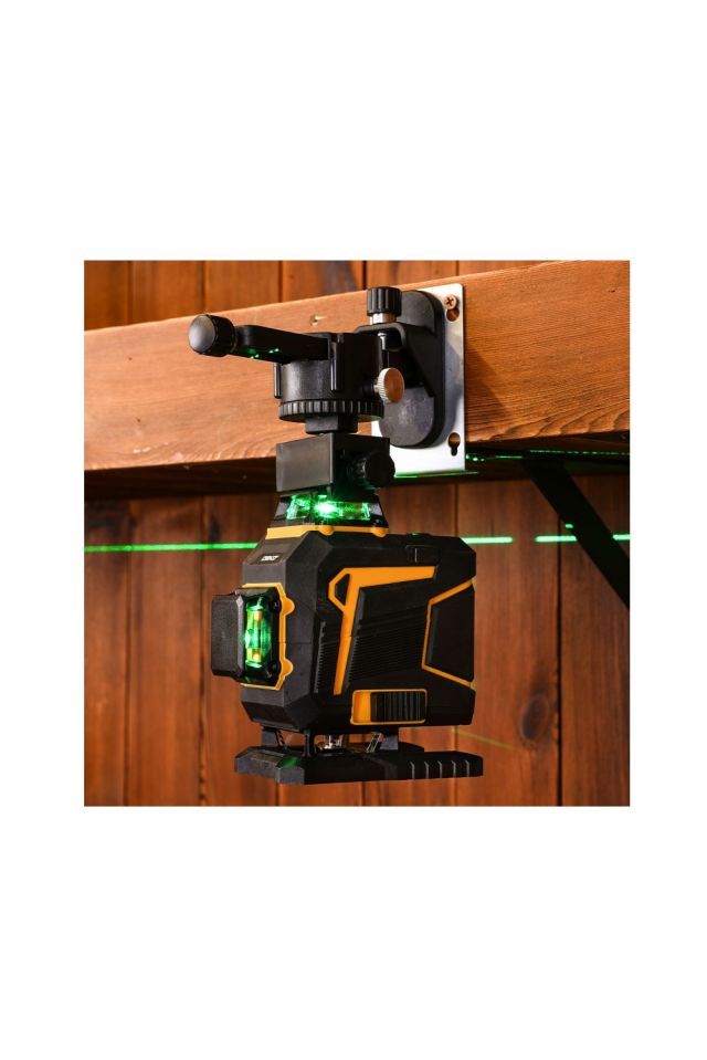 DEKO Αλφάδι Σταυρωτό Laser 360° 4D 16 Γραμμών DKLL16PS1