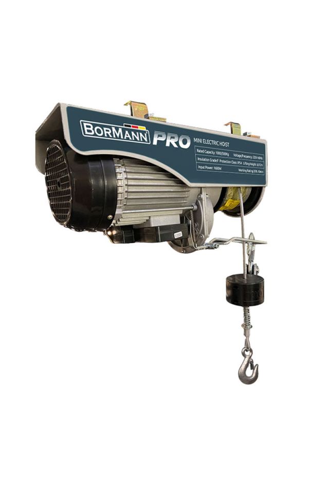 BORMANN Pro ΗΛΕΚΤΡΙΚΟ ΠΑΛΑΓΚΟ 1000kg, 18m BPA1118 036227