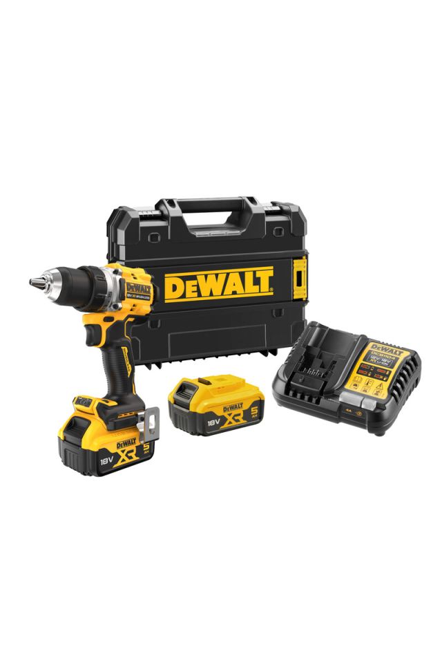 DEWALT ΔΡΑΠΑΝΟΚΑΤΣΑΒΙΔΟ BRUSHLESS XR 18V 13MM 90NM, (2X5AH) DCD800P2T-QW