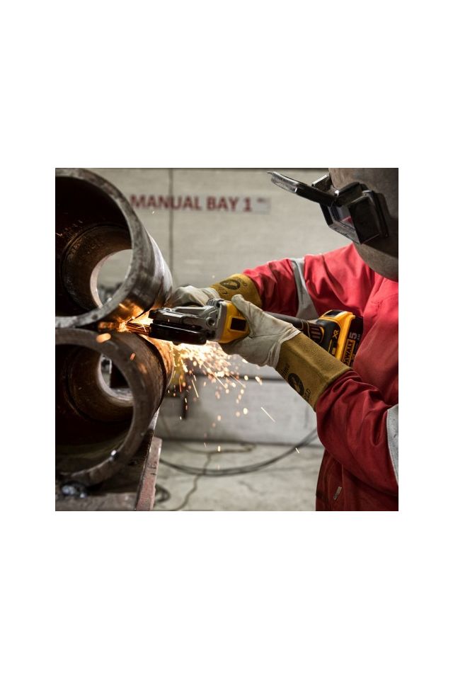DEWALT ΕΠΙΠΕΔΟΣ ΓΩΝΙΑΚΟΣ ΤΡΟΧΟΣ 125mm 18V XR BRUSHLESS  DCG405FN