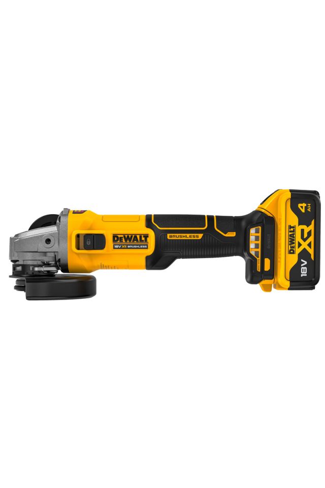 DEWALT ΓΩΝΙΑΚΟΣ ΤΡΟΧΟΣ 125MM 18V XR BRUSHLESS (2X4AH) DCG407M2T-QW