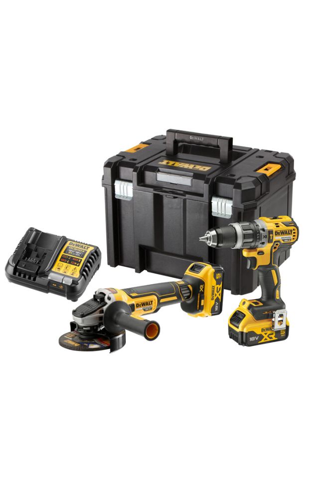 DEWALT ΣΕΤ ΕΡΓΑΛΕΙΩΝ 18V XR BRUSHLESS KIT - 2 X 5AH DCK2080P2T-QW
