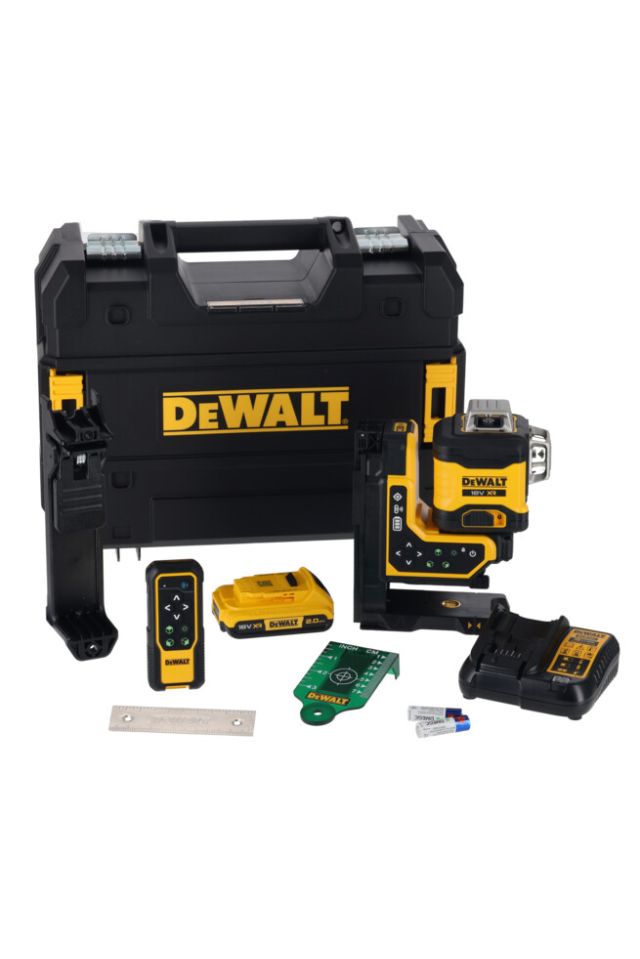 DEWALT ΤΗΛΕΧΕΙΡΙΖΟΜΕΝΟ ΛΕΙΖΕΡ (ΠΡΑΣΙΝΗΣ ΔΕΣΜΗΣ) 18V 3X360 DCLE34035D1-QW