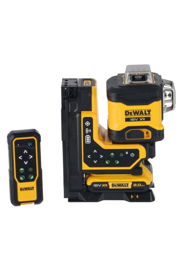 DEWALT ΤΗΛΕΧΕΙΡΙΖΟΜΕΝΟ ΛΕΙΖΕΡ (ΠΡΑΣΙΝΗΣ ΔΕΣΜΗΣ) 18V 3X360 DCLE34035D1-QW