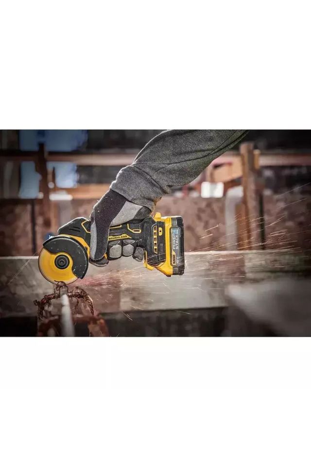 DEWALT ΓΩΝΙΑΚΟΣ ΤΡΟΧΟΣ ΜINI 76MM 18V XR BRUSHLESS SOLO DCS438N-XJ