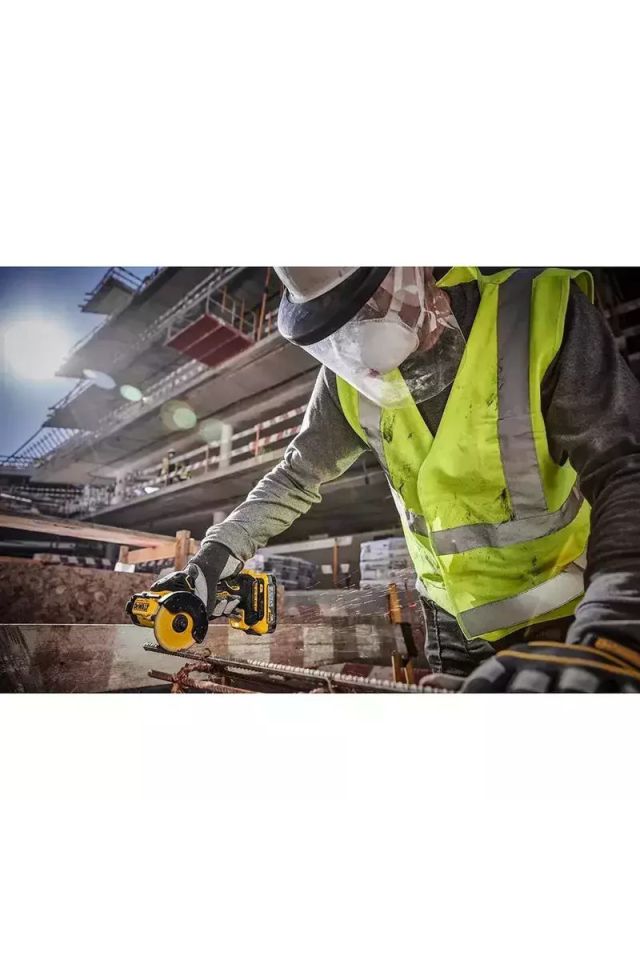 DEWALT ΓΩΝΙΑΚΟΣ ΤΡΟΧΟΣ ΜINI 76MM 18V XR BRUSHLESS SOLO DCS438N-XJ