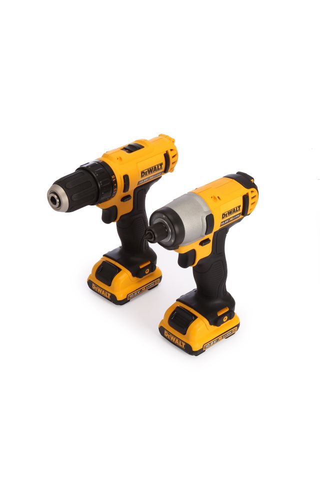 DEWALT ΣΕΤ ΔΡΑΠΑΝΟΚΑΤΣΑΒΙΔΟ & ΠΑΛΜΙΚΟ ΚΑΤΣΑΒΙΔΙ 10.8V ΜΕ 2 ΜΠΑΤΑΡΙΕΣ 2AH ΚΑΙ ΘΗΚΗ DCK211D2T-QW