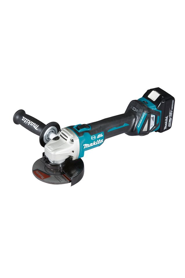 MAKITA ΓΩΝΙΑΚΟΣ ΤΡΟΧΟΣ ΡΥΘΜ. 18V 125/115 MM BL - AWS - ΦΡΕΝΟ DGA514RTJU