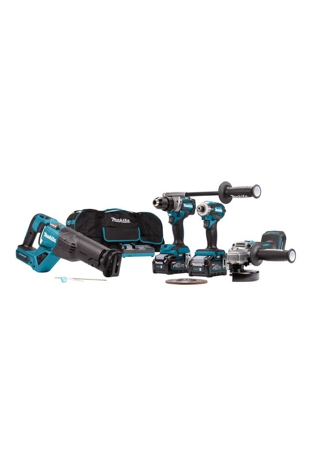 MAKITA ΣΕΤ 4 ΕΡΓΑΛΕΙΩΝ XGT® 40Vmax/4.0Ah (DF001G + TD001G + GA005G + JR001G) DK0126G401