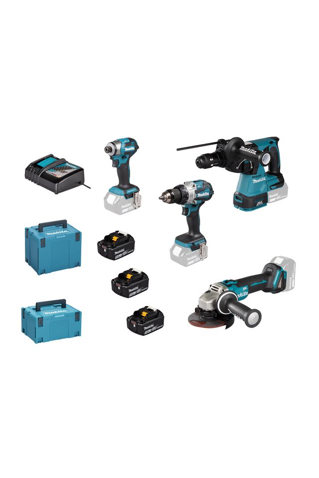 MAKITA PROMO 4 ΕΡΓΑΛΕΙΩΝ 18V (3X5.0Ah) DLX4195JX1