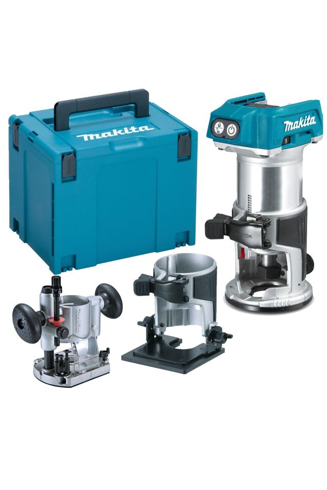 MAKITA ΚΟΥΡΕΥΤΙΚΟ ΠΕΡΙΘΩΡΙΩΝ 18V BL MOTOR + 3 ΒΑΣΕΙΣ (ΜΟΝΟ ΣΩΜΑ) DRT50ZJX2