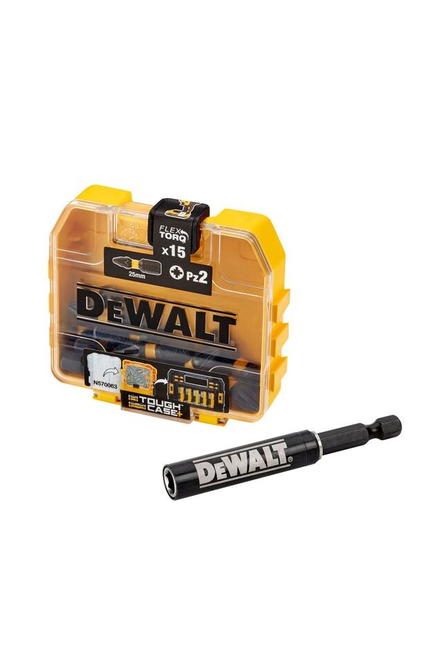 DEWALT ΣΕΤ EXTREME IMPACT TORSION POZI DRIVE ΜΥΤΕΣ ΒΙΔΩΜΑΤΟΣ Pz2 X 25mm (16 TEM) DT70618T-QZ