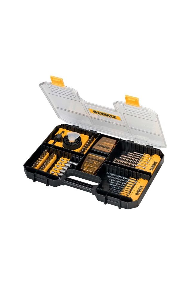DEWALT ΣΕΤ ΤΡΥΠΑΝΙΑ & ΜΥΤΕΣ ΣΕ ΠΛΑΣΤΙΚΗ ΚΑΣΕΤΙΝΑ 102 ΤΕΜ DT71569-QZ
