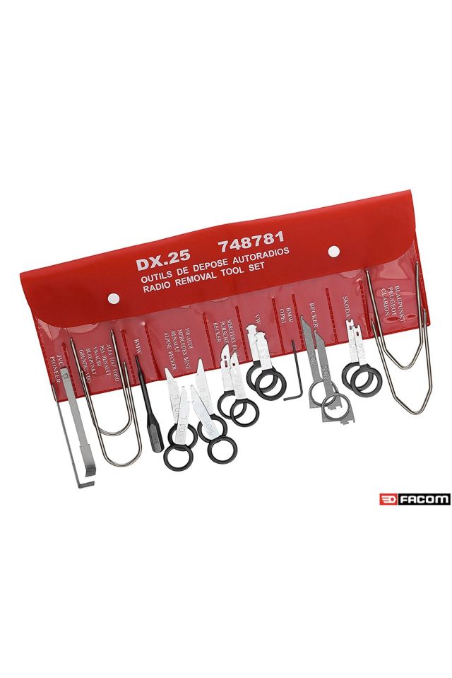 FACOM ΣΕΤ ΕΡΓΑΛΕΙΩΝ ΑΦΑΙΡΕΣΗΣ ΡΑΔΙΟΦΩΝΟΥ DX.25PF