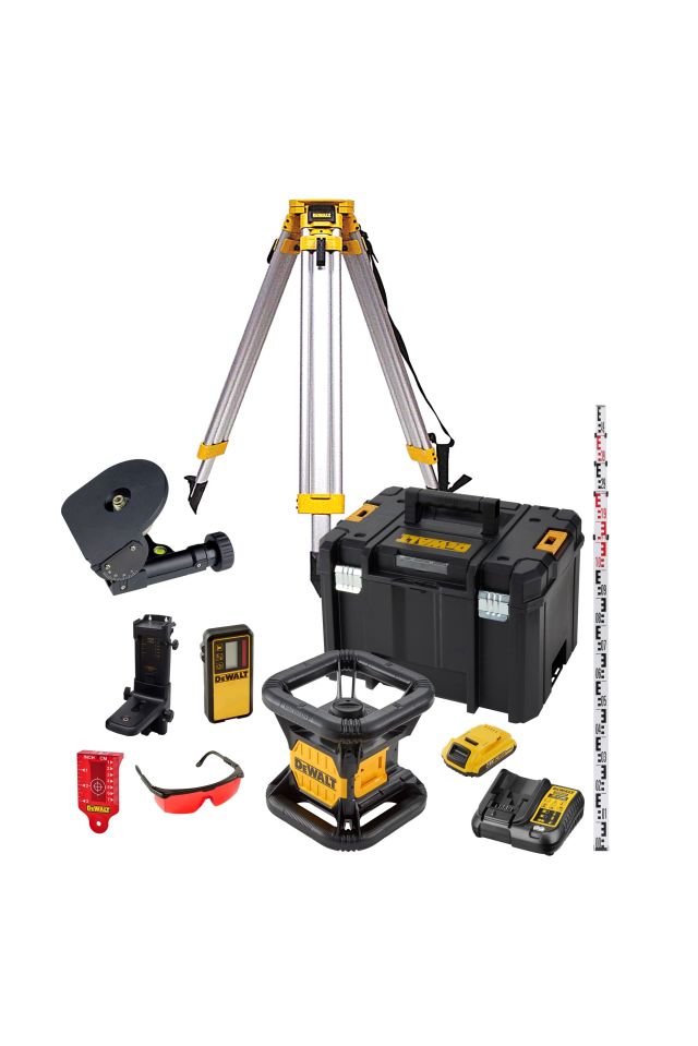 DEWALT ΣΕΤ ΠΕΡΙΣΤΡΟΦΙΚΟ ΛΕΙΖΕΡ 18V (1x2.0Ah) DCK374D1R-QW
