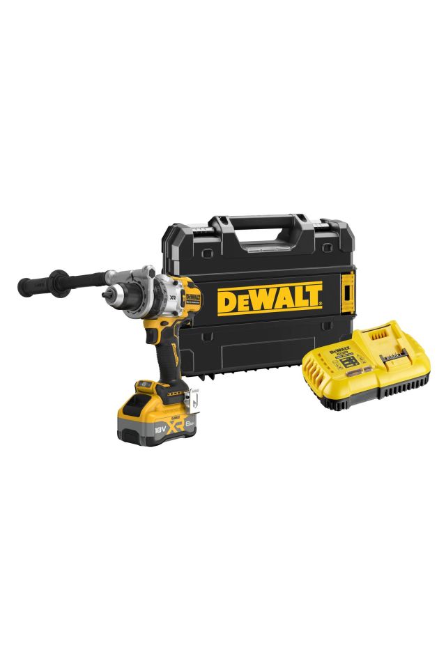 DEWALT ΚΡΟΥΣΤΙΚΟ ΔΡΑΠΑΝΟΚΑΤΣΑΒΙΔΟ ΜΠΑΤΑΡΙΑΣ 18V XR BRUSHLESS (1x8.0Ah) ΣΕ TSTAK DCD1007WW1T-QW