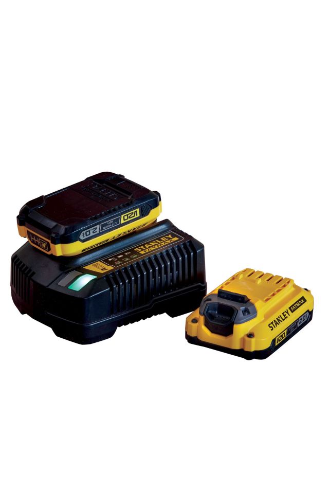 STANLEY ΣΕΤ V20 18V 2 ΜΠΑΤΑΡΙΕΣ 2Ah ΚΑΙ ΦΟΡΤΙΣΤΗΣ 2A FATMAX SFMCB12D2-QW