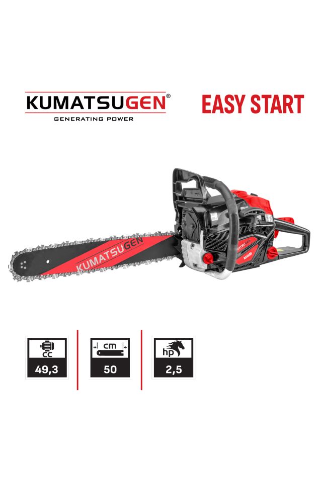 KUMATSUGEN ΑΛΥΣΟΠΡΙΟΝΟ ΒΕΝΖΙΝΗΣ 2.5HP,49.3CC,ΛΑΜΑ 50M KCS500 081791