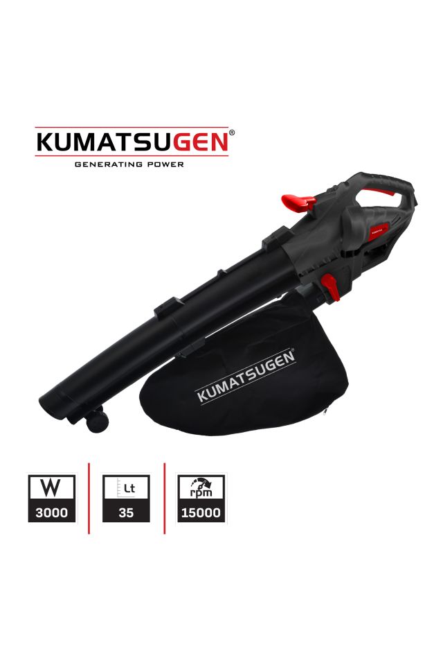 KUMATSUGEN ΦΥΣΗΤΗΡΑΣ-ΑΠΟΡΡΟΦΗΤΗΡΑΣ ΦΥΛΛΩΝ 3000W,35LT KEB100 080602