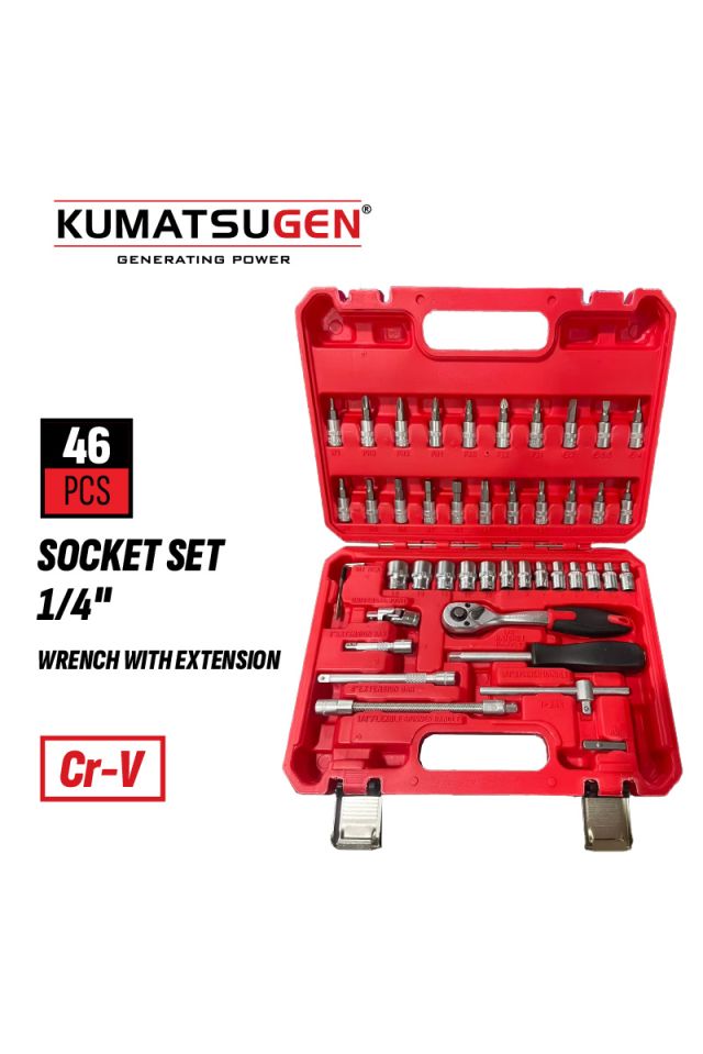 KUMATSUGEN ΚΑΡΥΔΑΚΙΑ 1/4'' 46ΤΕΜ KHT100 084501