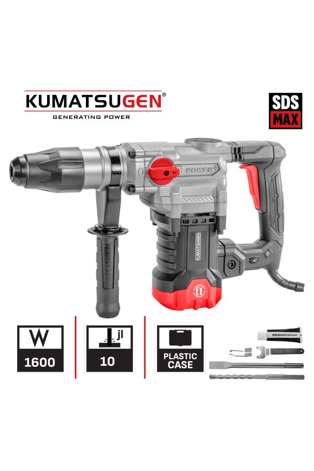 KUMATSUGEN ΣΚΑΠΤΙΚΟ ΠΕΡΙΣΤΡΟΦΙΚΟ ΠΙΣΤΟΛΕΤΟ 1600W SDS-MAX 10J KPH200 080930