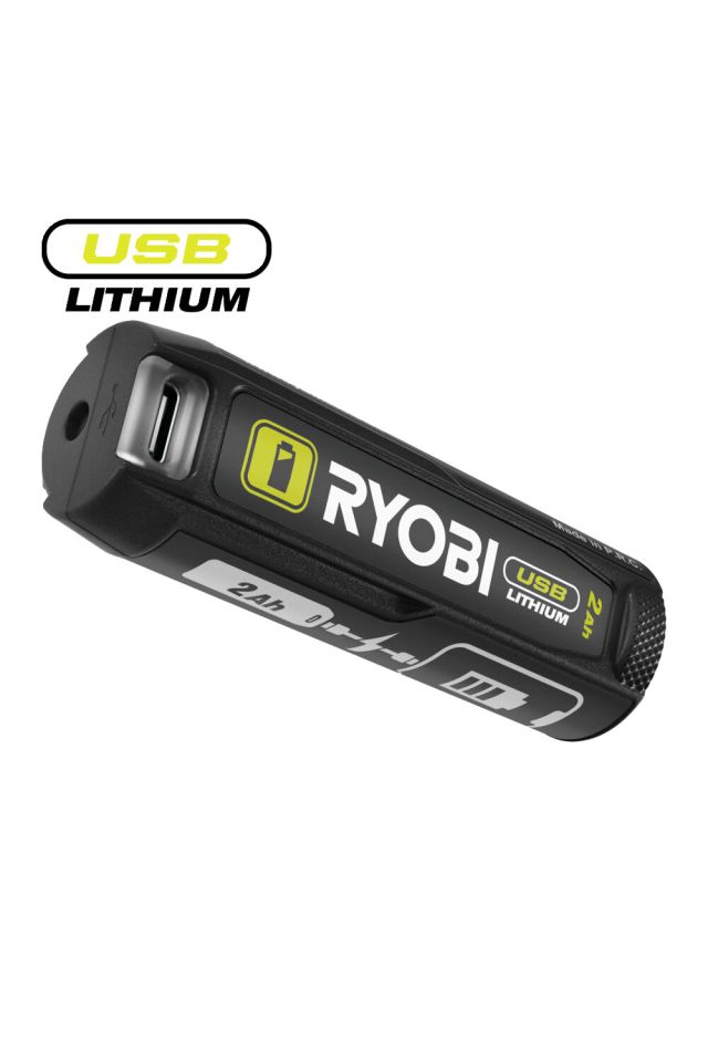 RYOBI ΜΠΑΤΑΡΙΑ 4V USB, 2.0 AH, ΜΕ ΛΕΙΤΟΥΡΓΙΑ POWER BANK RB4L20