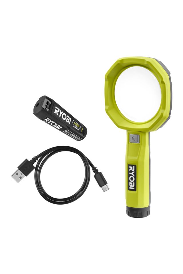 RYOBI ΕΠΑΝΑΦΟΡΤΙΖΟΜΕΝΟΣ ΜΕΓΕΘΥΝΤΙΚΟΣ ΦΑΚΟΣ USB 4V, 240 LUMENS (1 x 4V 2.0Ah) RML4-120G