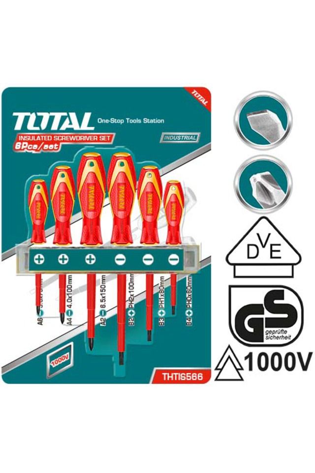 TOTAL ΣΕΤ ΚΑΤΣΑΒΙΔΙΑ 1000V 6ΤΕΜ THTIS566