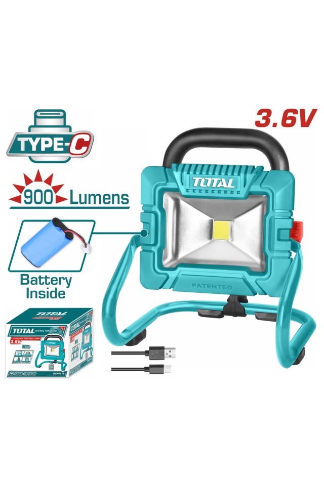 TOTAL ΠΡΟΒΟΛΕΑΣ LED ΜΠΑΤ. Li-ion 3.6V Type C TRLF4415