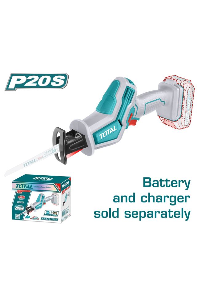 TOTAL ΜΙΝΙ ΣΠΑΘΟΣΕΓΑ ΜΠΑΤ. Li-ion 20V ΧΩΡΙΣ ΜΠΑΤΑΡΙΑ & ΦΟΡΤΙΣΤΗ TRSLI6506