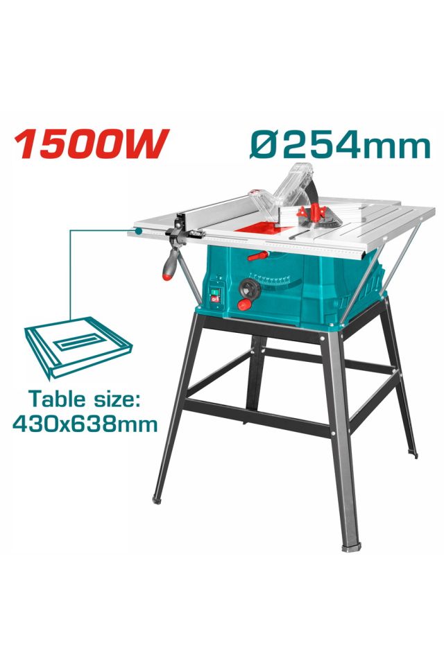 TOTAL ΔΙΣΚΟΠΡΙΟΝΟ ΠΑΓΚΟΥ 1.500W / Φ-254mm TS5152543