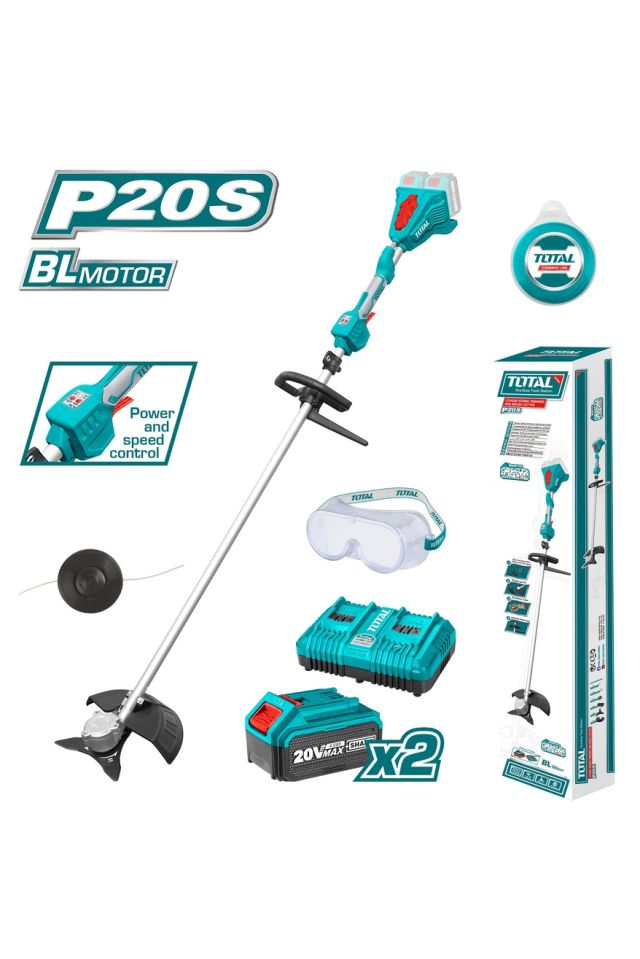 TOTAL ΕΠΑΓΓ. ΘΑΜΝΟΚΟΠΤΙΚΟ ΜΠΑΤ. Li-ion 2X20V / 4Ah / 2 ΜΠΑΤΑΡΙΕΣ TSTLI200285