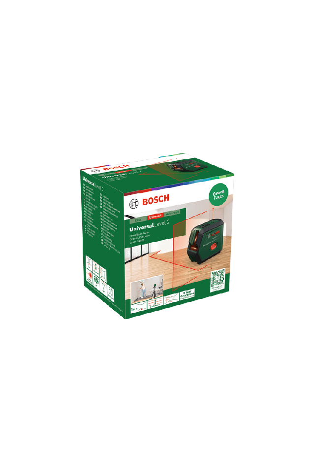 BOSCH ΛΕΪΖΕΡ ΔΙΑΣΤΑΥΡΟΥΜΕΝΩΝ ΑΚΤΙΝΩΝ UNIVERSALLEVEL 2 BASIC 0603663F00